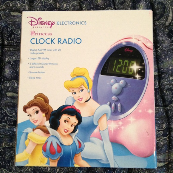 Disney clock radio