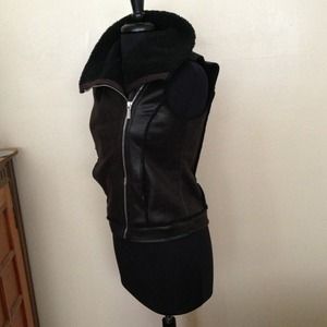 Michael Kors leather vest