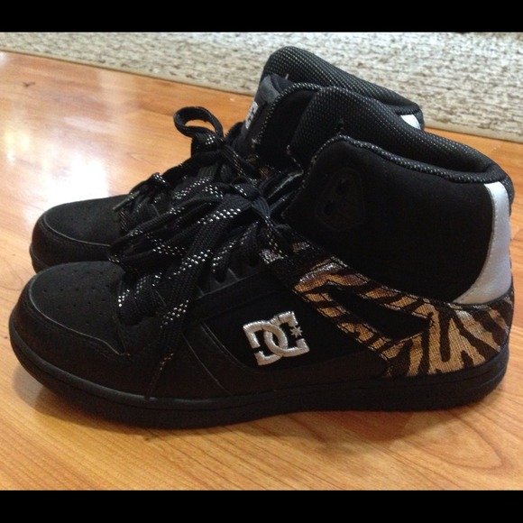 Black with silver DC's