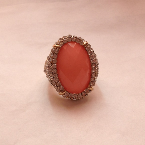 ❌❌reserved❌❌ REDUCED!! Stretchy Coral Ring