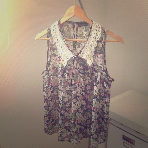 Floral print top from Macy's!