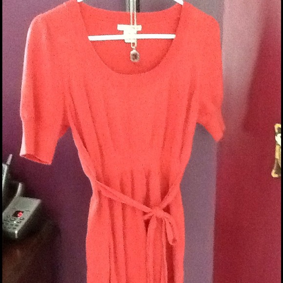 Sale! Evie Tie Around Tunic ~Coral!