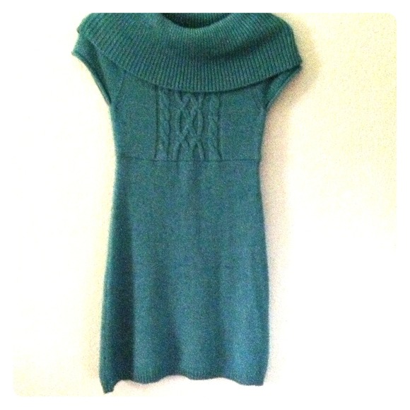 Acrylic green dress