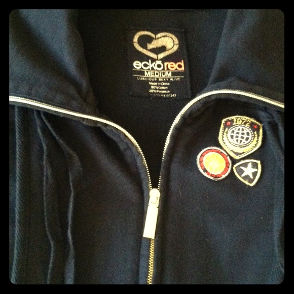 REDUCED☀Ecko Red DIVA Collared Military Jumper!!!!