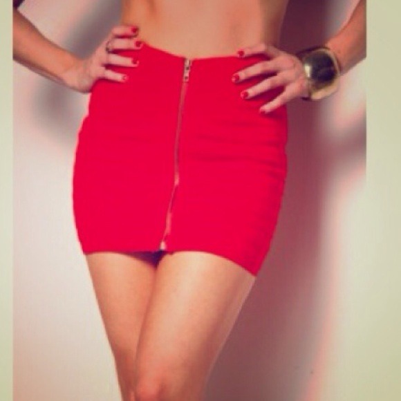 💖Host Pick💖 Hot Red  Bandage Skirt