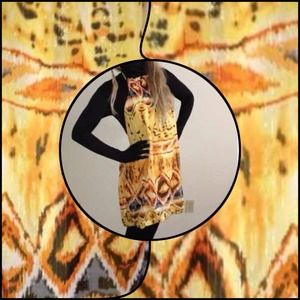 Tribal print Bubble Dress