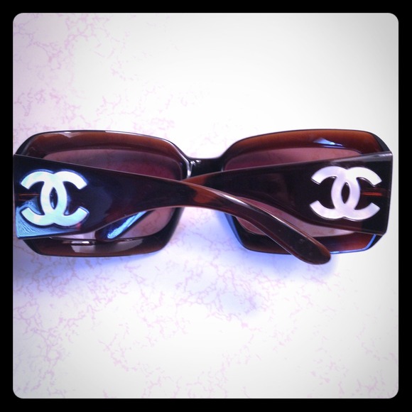 CHANEL | Accessories | Authentic Chanel Mother Of Pearl Sunglasses