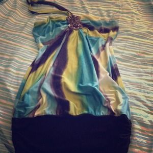 Polyester summer blouse