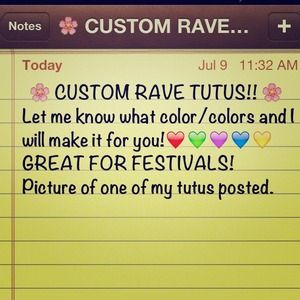 Custom rave tutus!