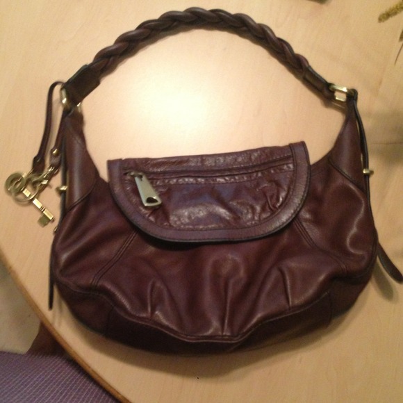 Fossil Chocolate leather handbag