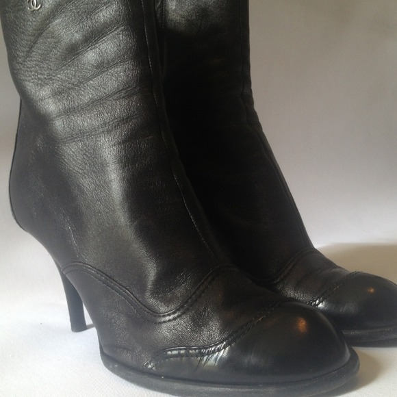 Authentic  CHANEL Ankle Booties - Picture 3 of 4