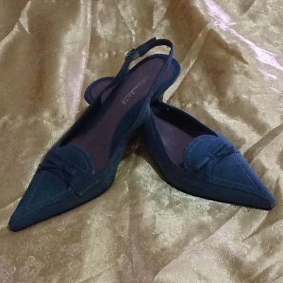 NWT Funky Blue Suede Shoes! - Picture 2 of 4