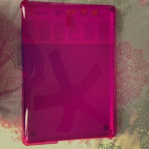 Seethru 15" MacBook Pro pink laptop cover