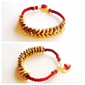 Hex nut bracelet - Handmade