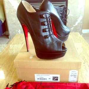 SOLD******CHRISTIAN LOUBOUTIN NAPPA BOOTIE NEIMAN