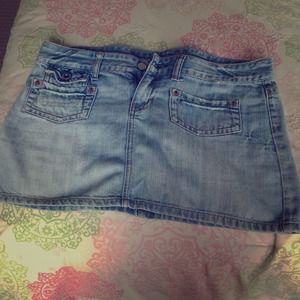 American Eagle mini jean skirt