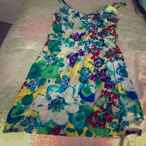 Target mini sundress with fun pattern