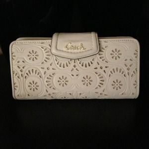 Coach Ashley lace leather Wallet