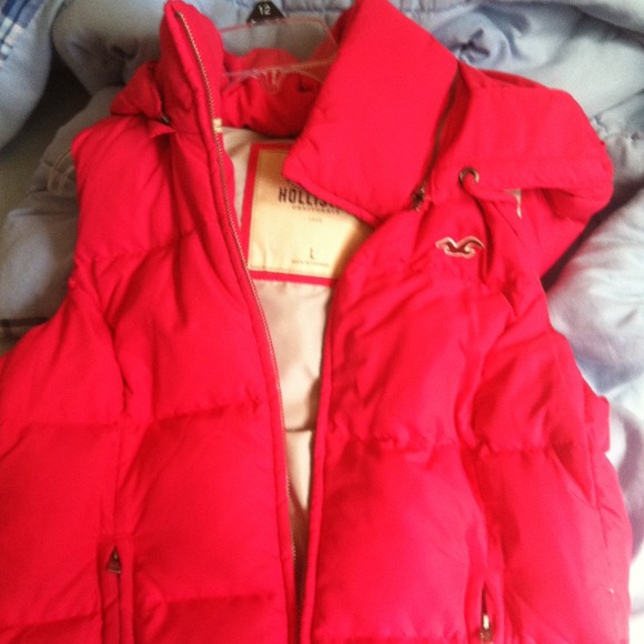 PINK puffer vest
