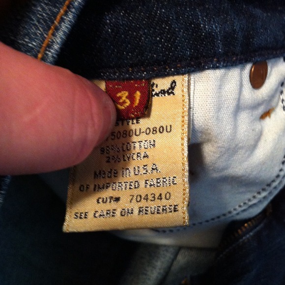 $$SOLD IN BUNDLE$$ 7 for all mankind jeans - Picture 3 of 4