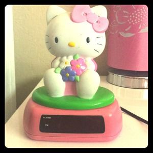 Hello kitty alarm clock