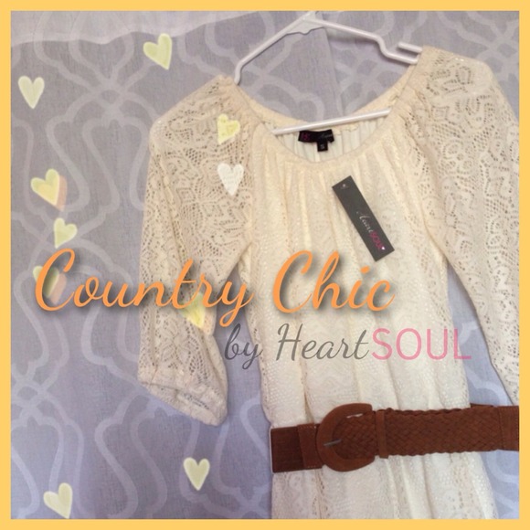 Cream lace dress