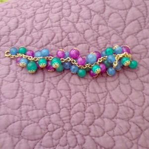 Colorful beaded bracelet. Vintage.