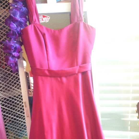 Davids Bridal Pink Dress