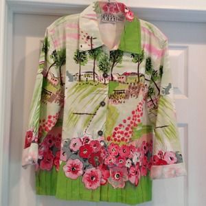 BUNDLED FOR GLISTON Colorful jacket, size L