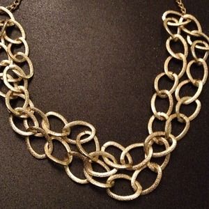Double chain necklace