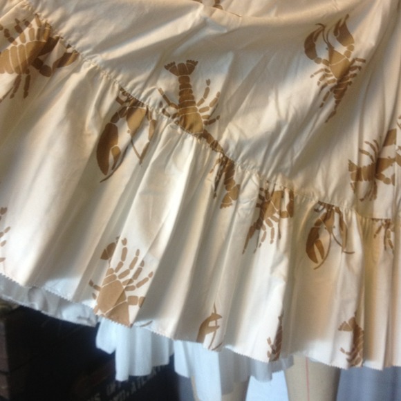 J. Crew Dresses J Crew Adorable White Lobster Dress Poshmark
