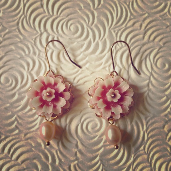 Floral earrings
