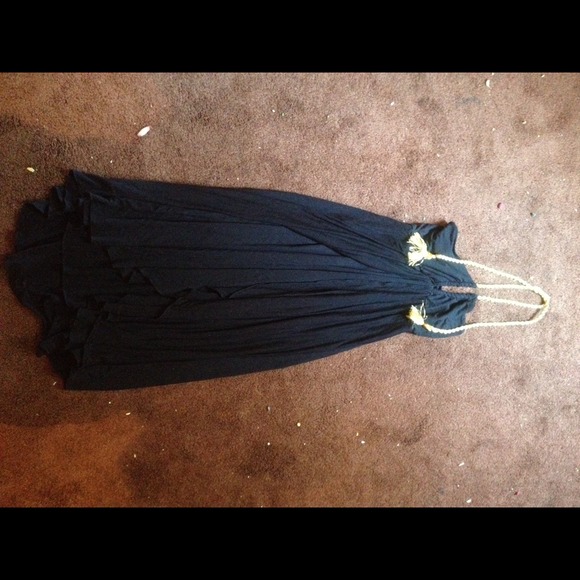 Black high low maxi type dress - Picture 1 of 1
