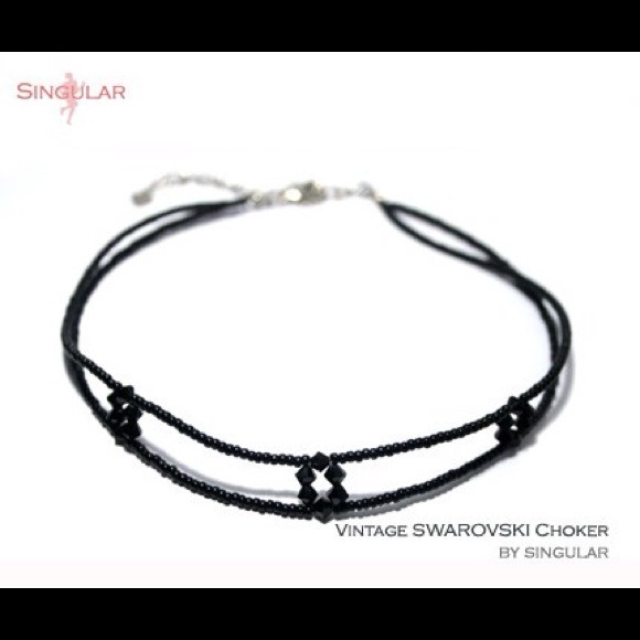 Swarovski beads choker