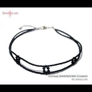 Swarovski beads choker