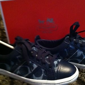 Ladies Coach Navy/Indigo Alvia Sneakers