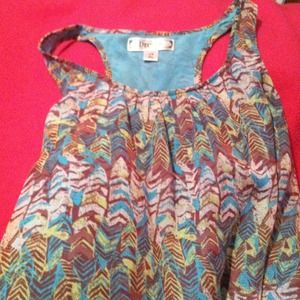 Feather detail tank top