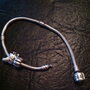 Pandora bracelet with stopper