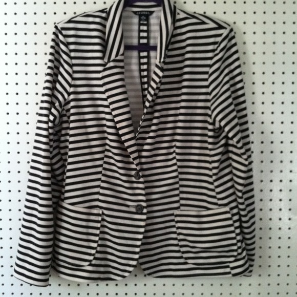Black and white jacket