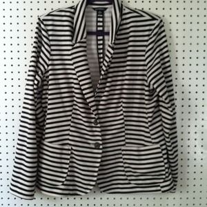 Black and white jacket