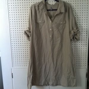 Khaki dress shirt!
