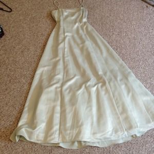 Mint green ball gown