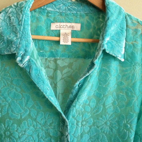 Floral print sheer blouse - Picture 2 of 3