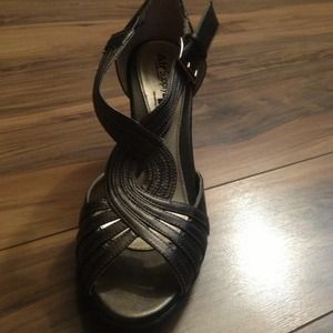 Bronze colored heels