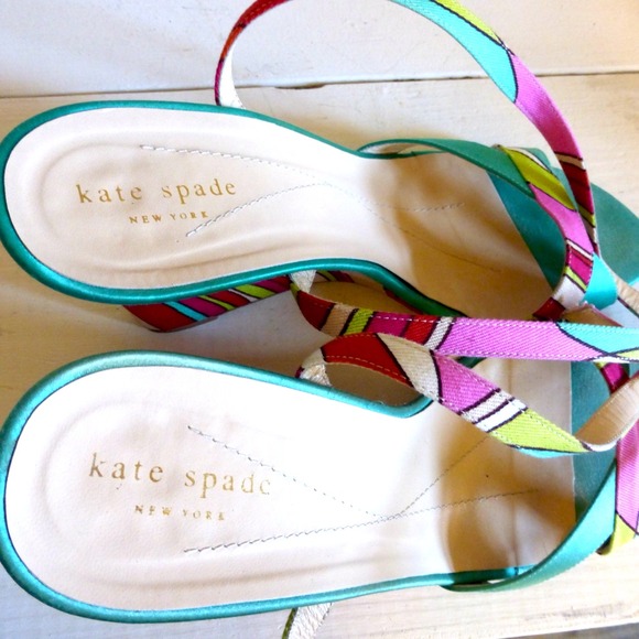 Authentic Kate Spade Pucci-ish Wedges - Picture 4 of 4