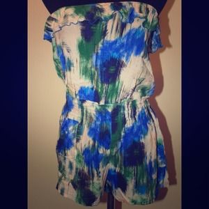 Blue/Green Romper