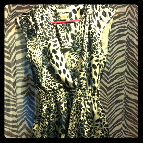 Cheetah print fashion top