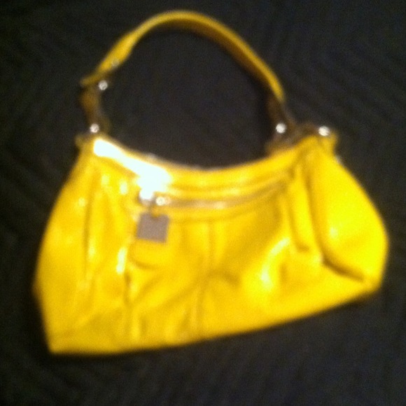 Yellow handbag