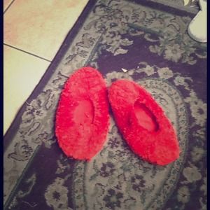 Minnie Mouse sleeping shoes