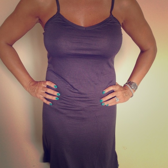 DEPT slip grey dress NWT size small
